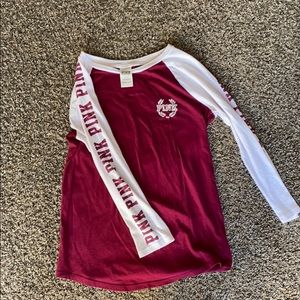 VS Pink long sleeve shirt